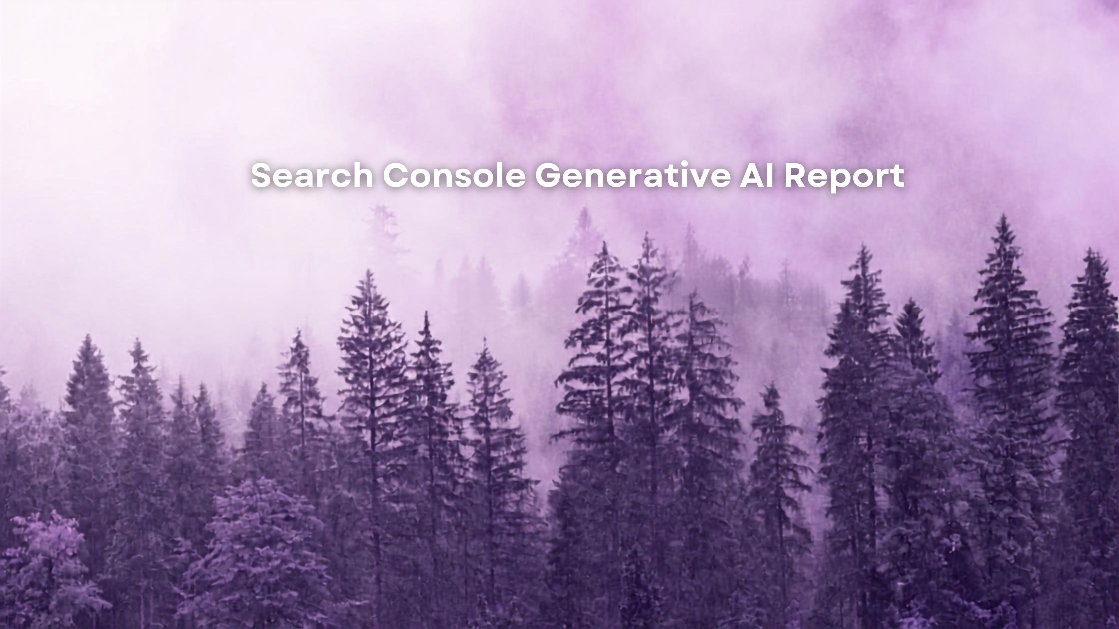 Generative AI performance report in Google Search Console